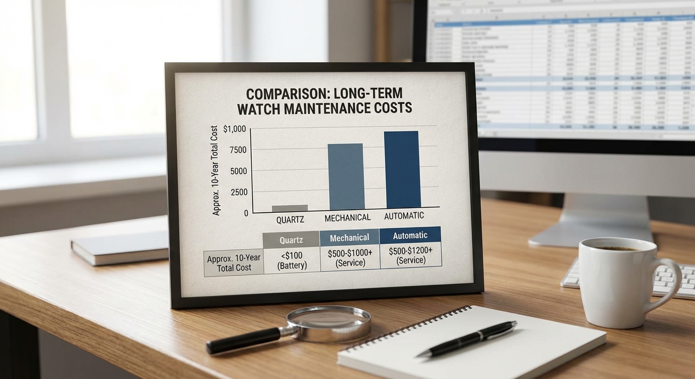 Long-Term Maintenance Costs Comparison Chart