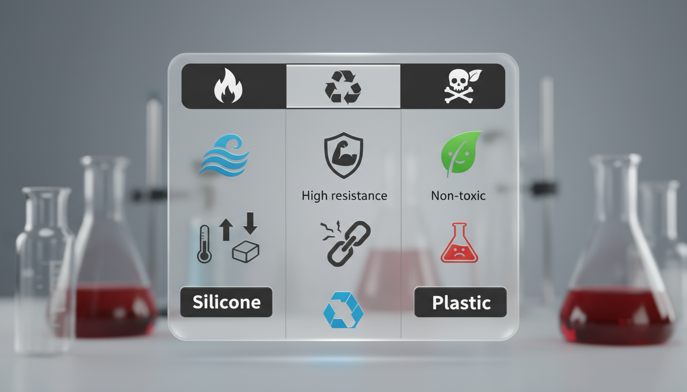 silicone vs plastic comparison chart