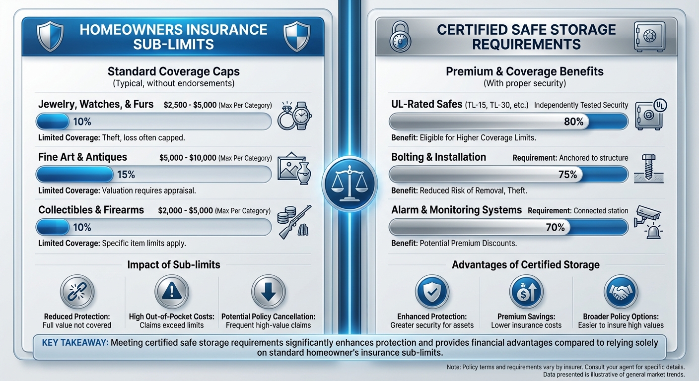 insurance sublimits comparison