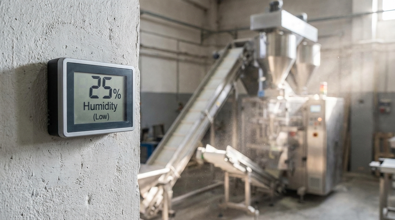 Digital Hygrometer Reading Low Humidity