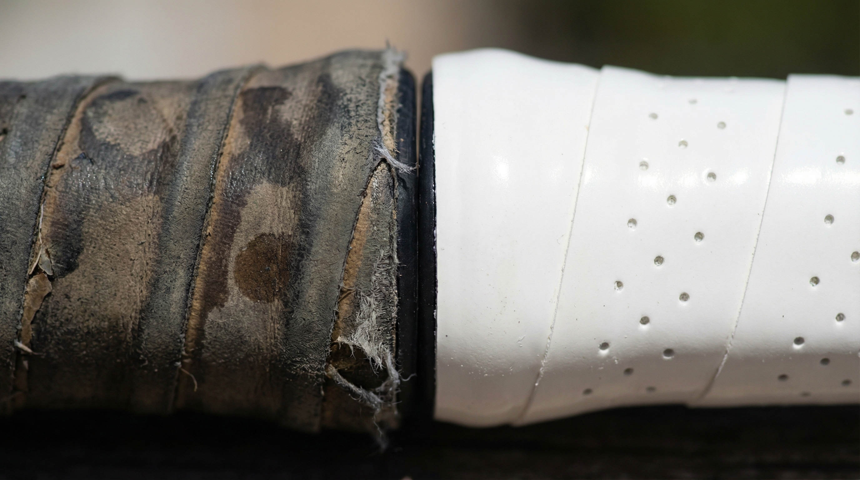 padel grip comparison worn new