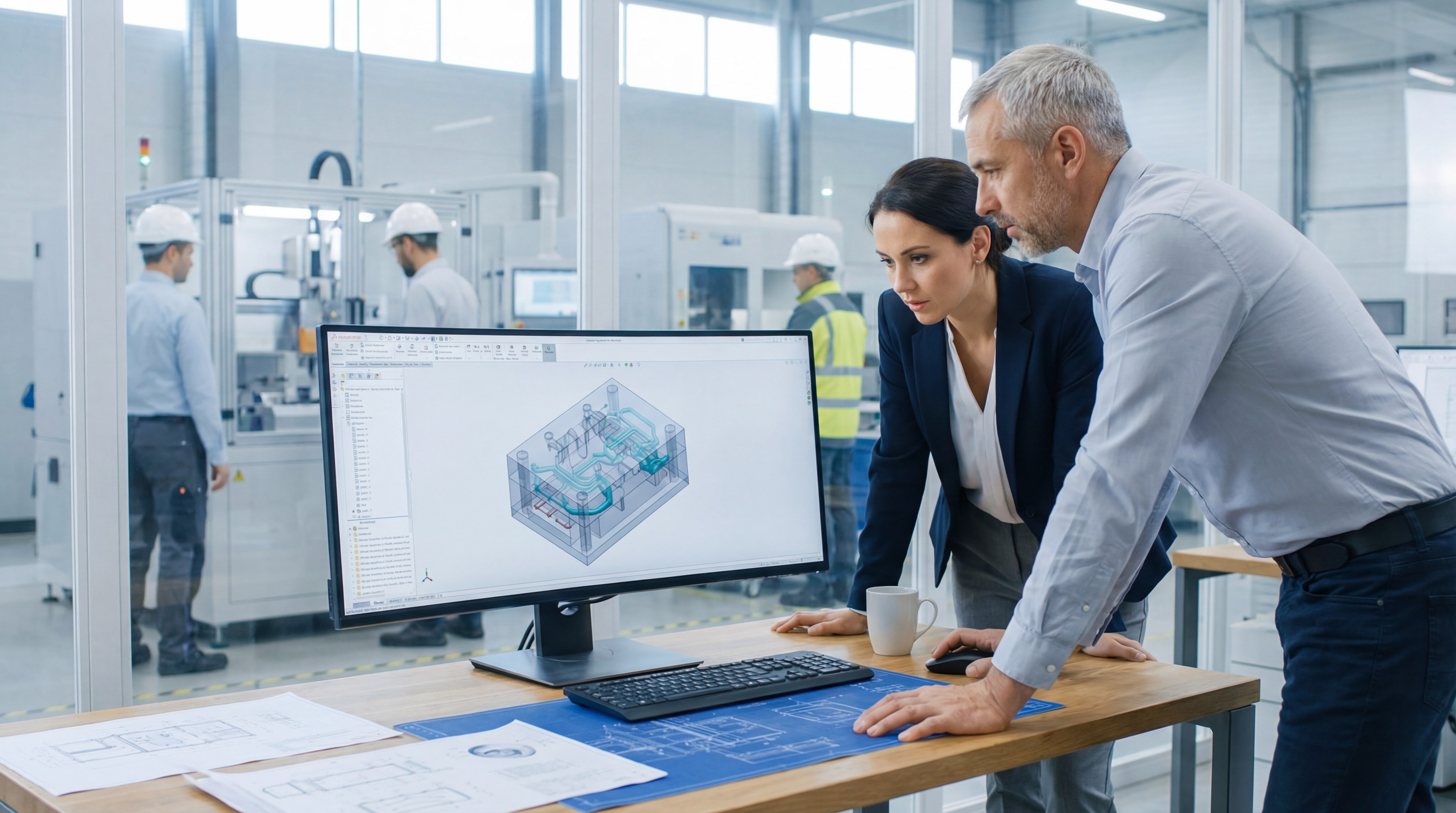 Manufacturing engineers cad analysis