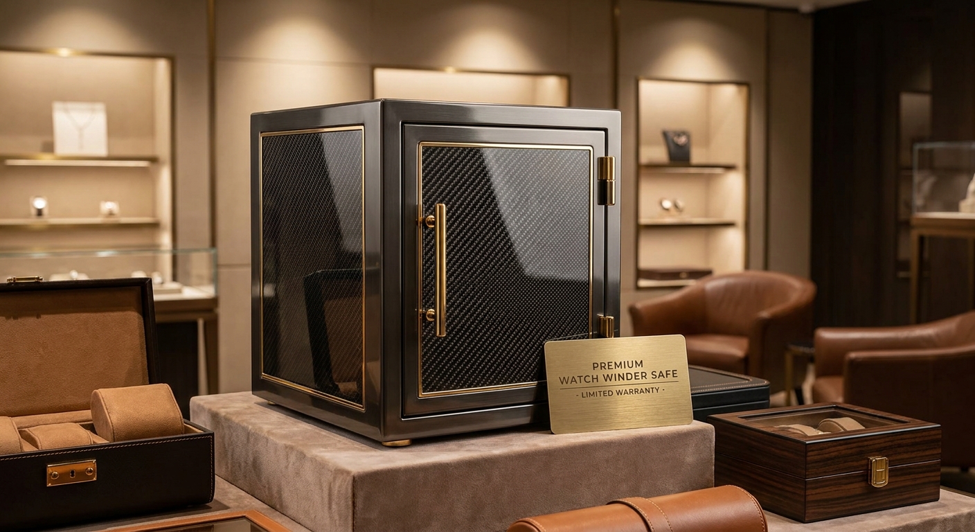 Premium watch winder safe showroom