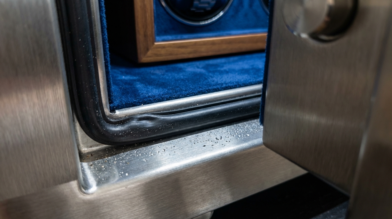 Watch safe gasket macro view