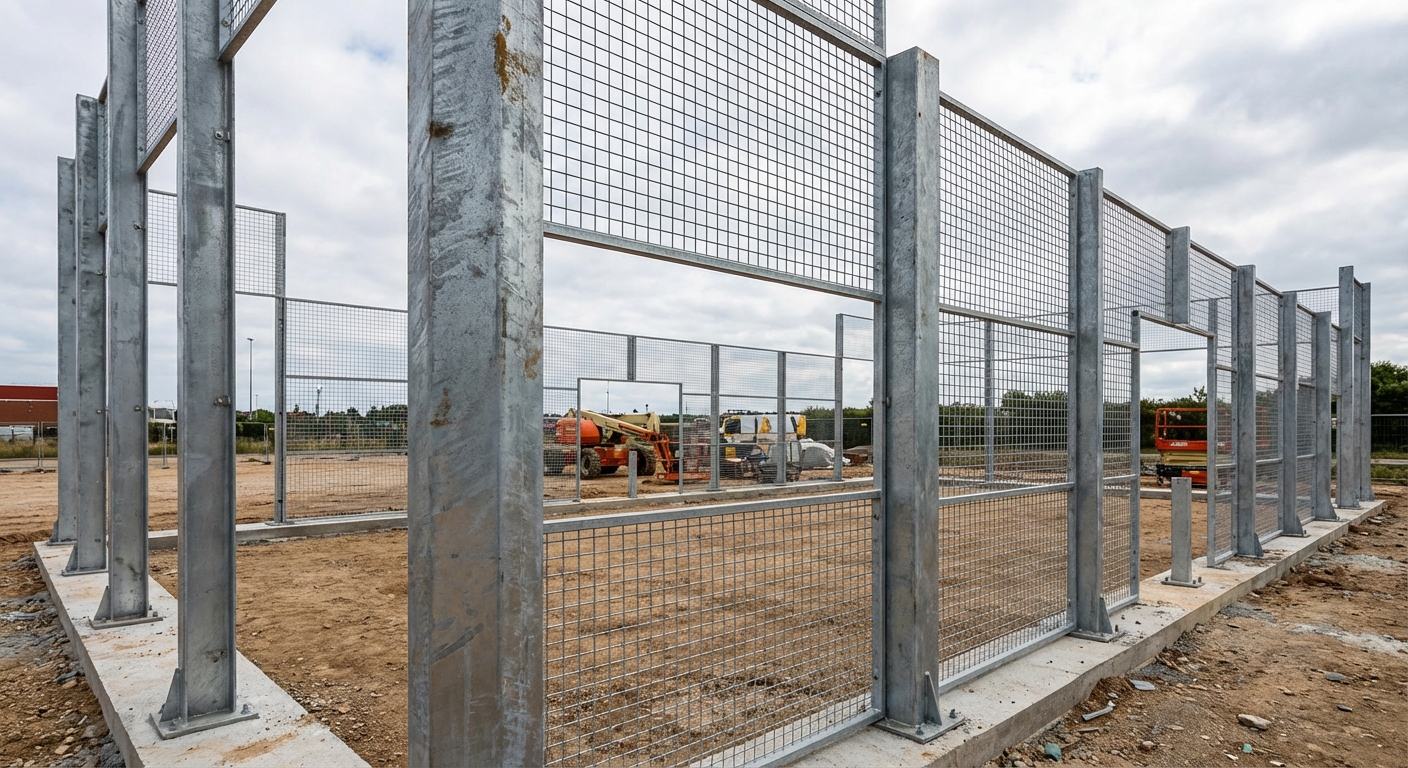 padel court construction photorealism