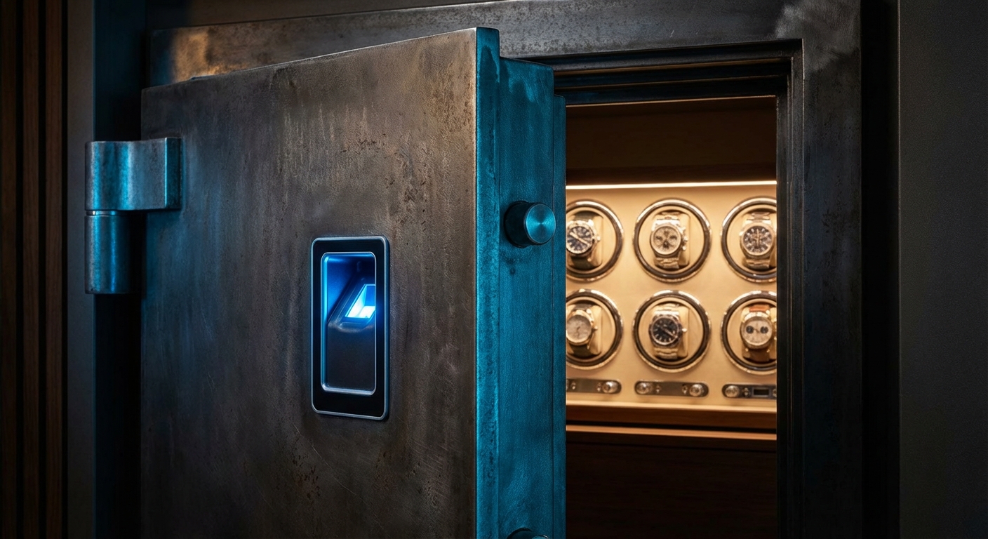 luxury safe biometric watches