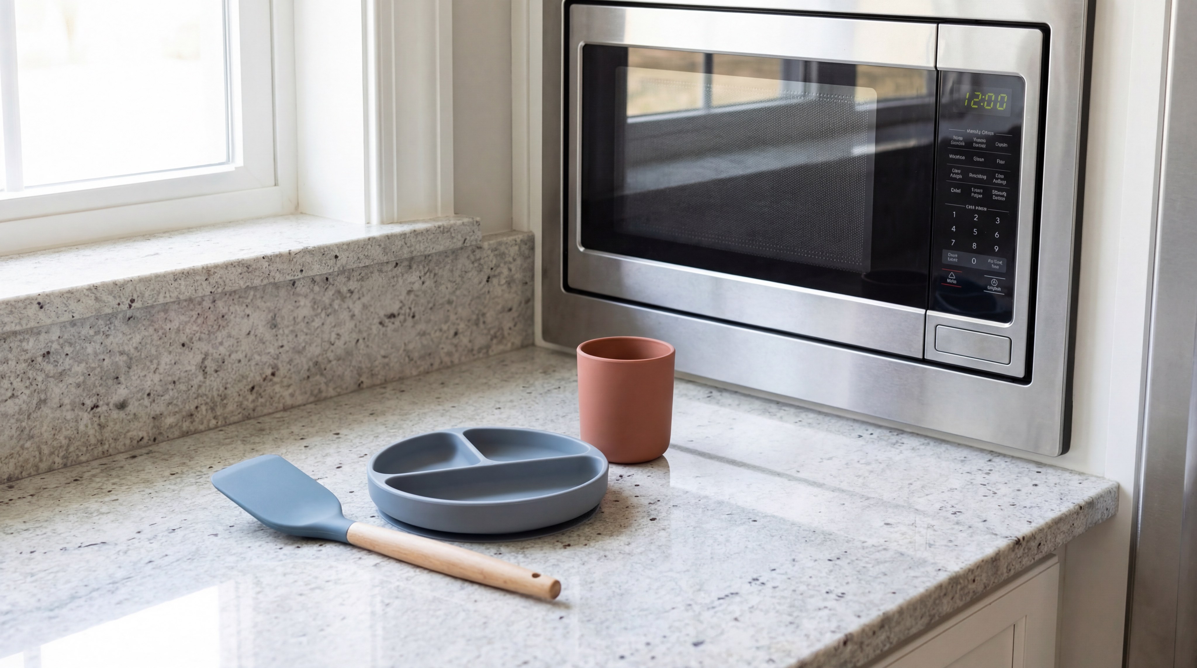 silicone kitchenware still life
