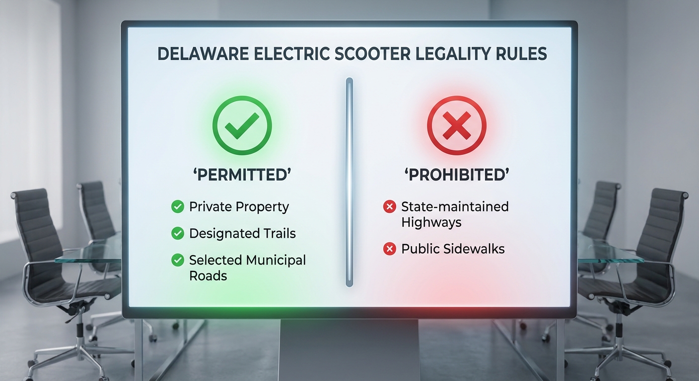 Delaware Electric Scooter Legality Rules