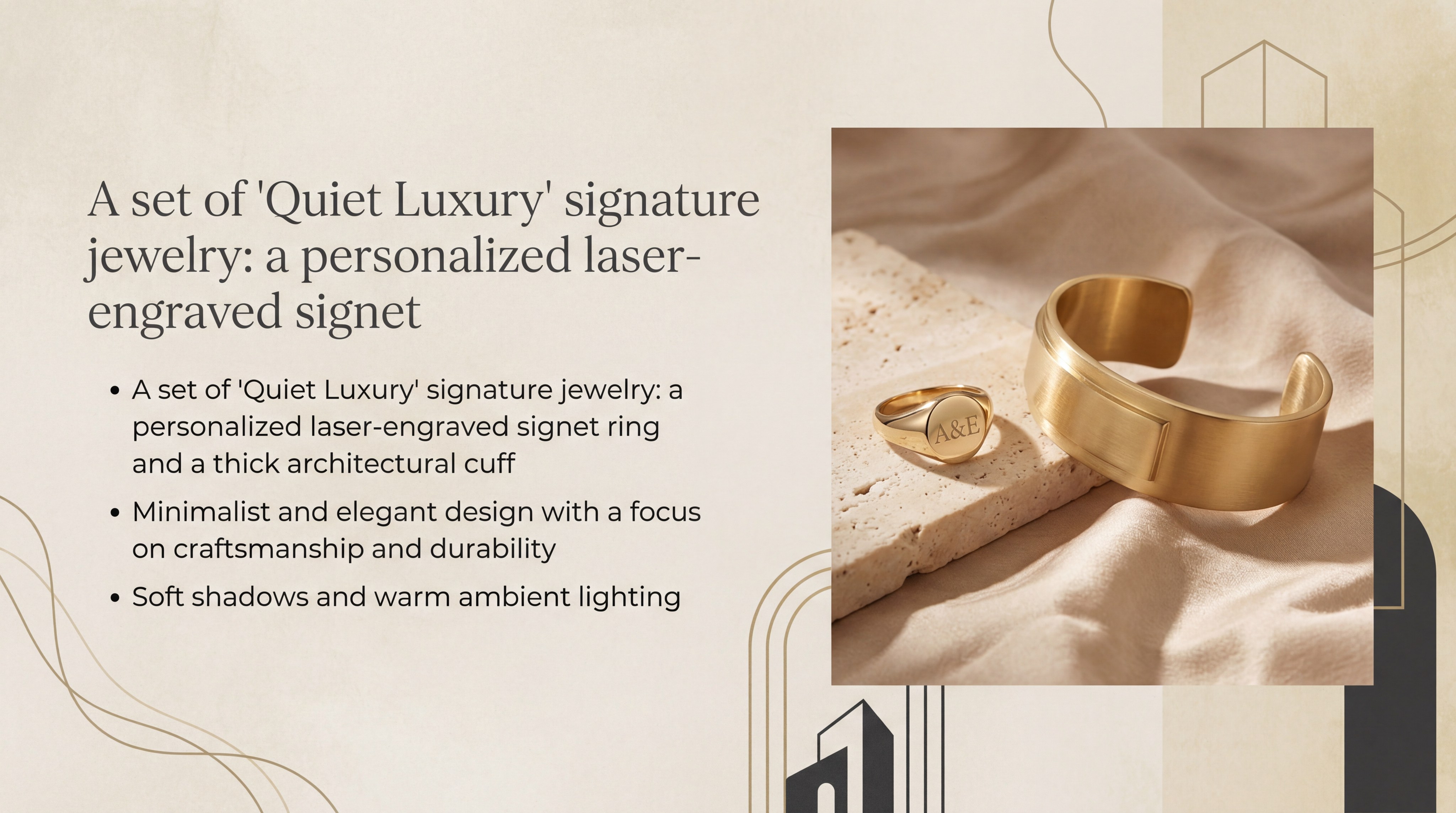 Quiet Luxury signature jewelry