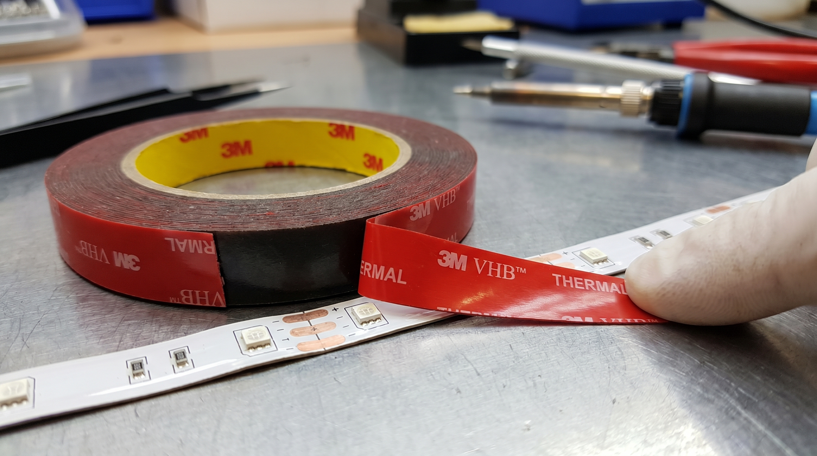 3m vhb tape led strip application
