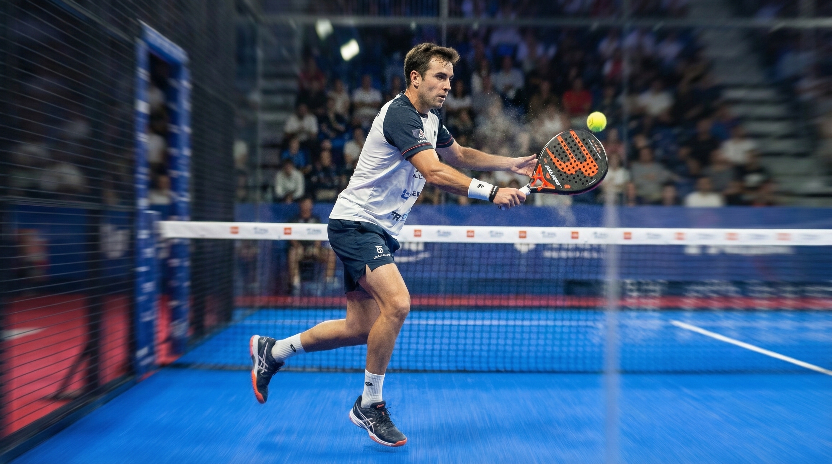 Professional Padel Player Smash