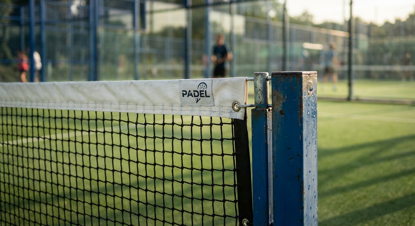 padel net closeup