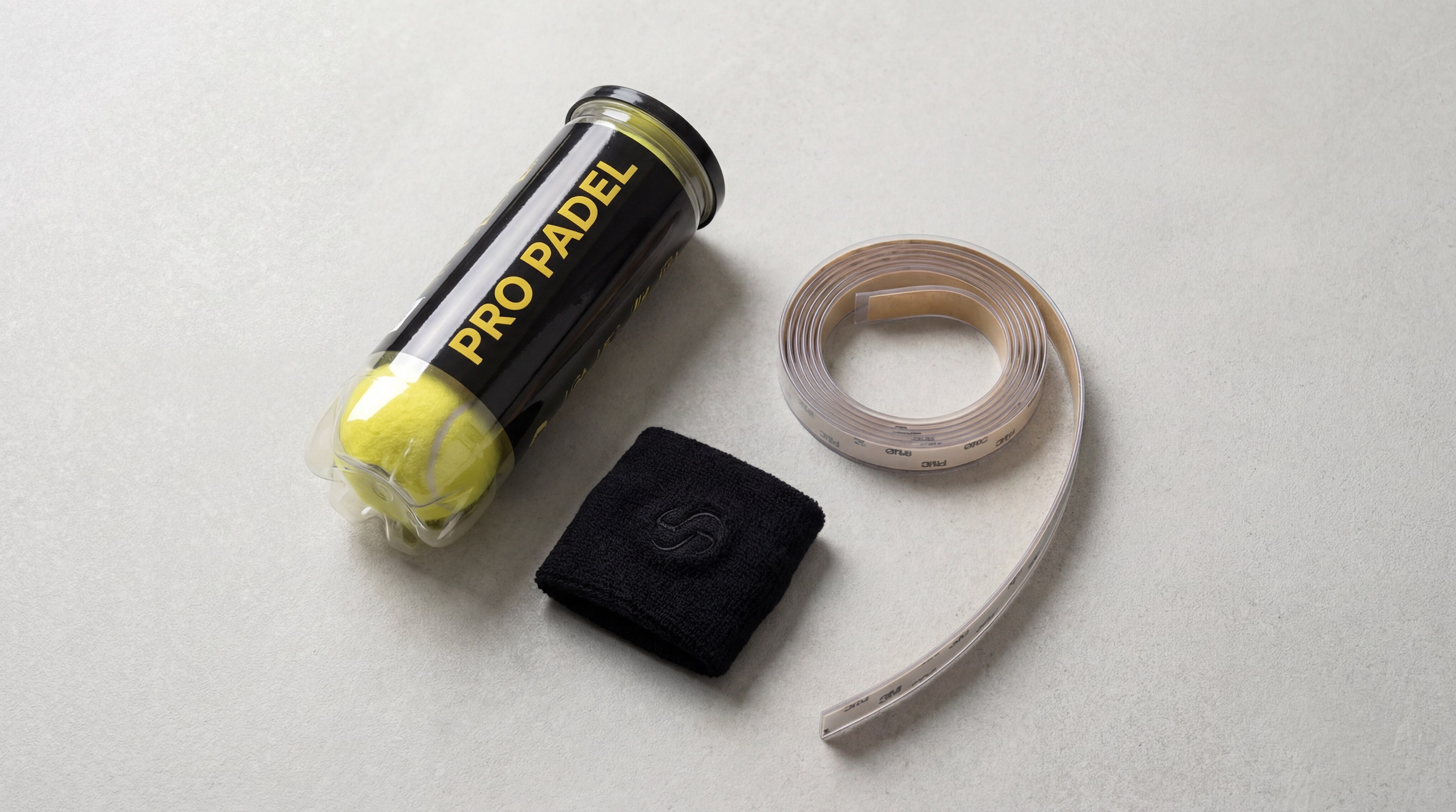 padel accessories flatlay photography index 7