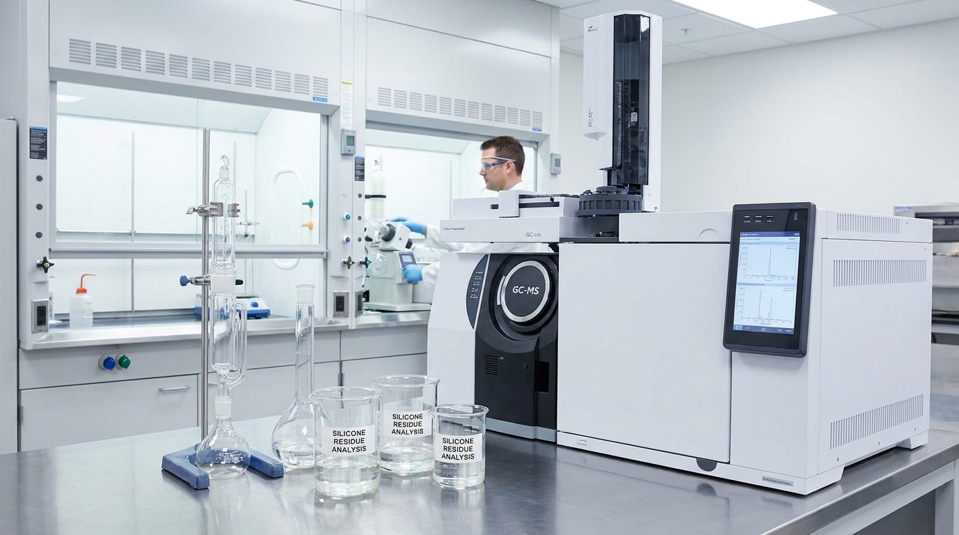 Silicone residue analysis lab
