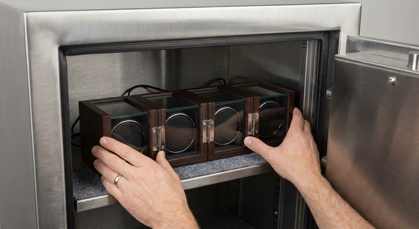 watch winder safe installation