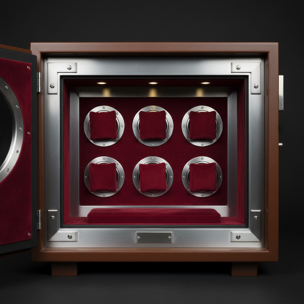 premium brown safe watch winder interior index 1.jpeg