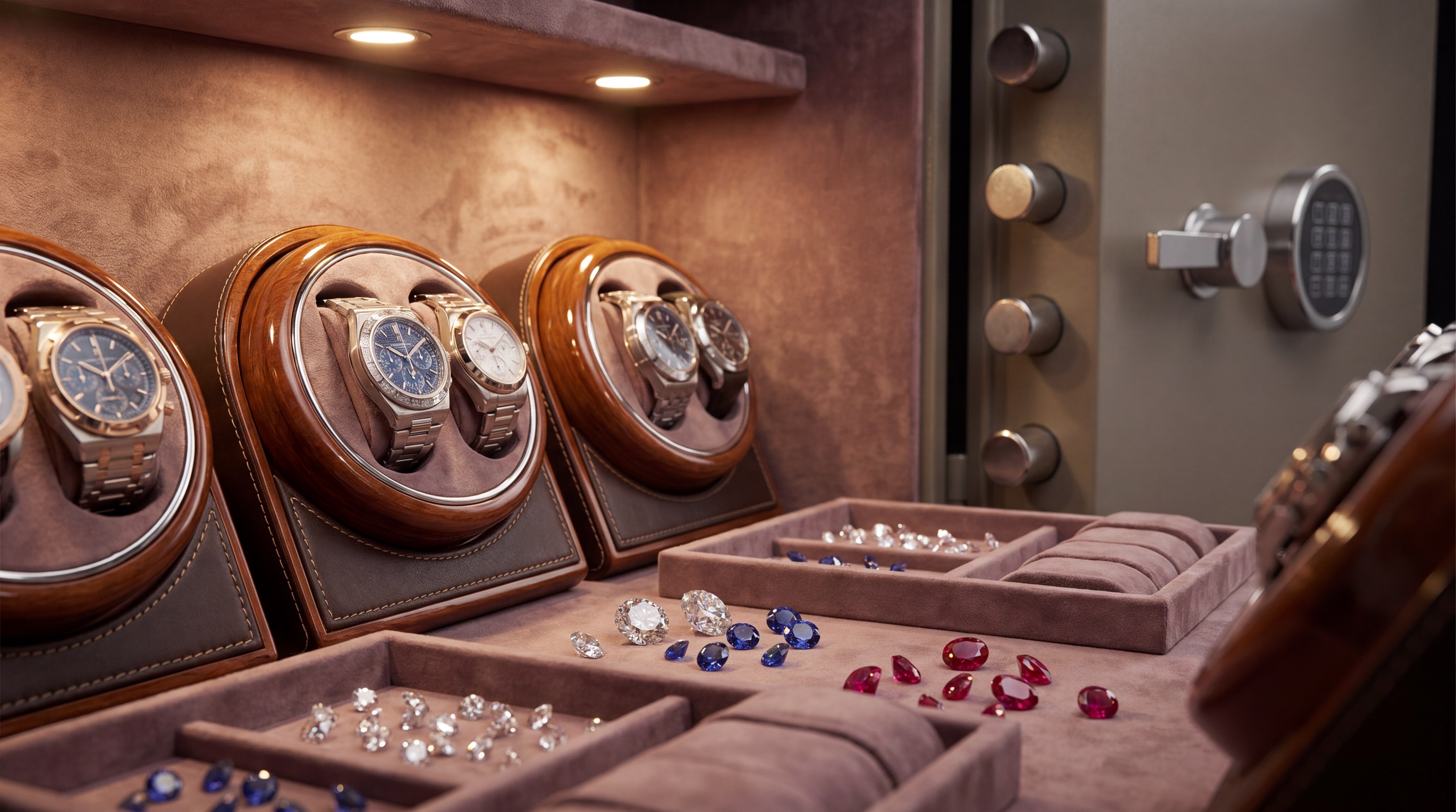 luxury watch winder display