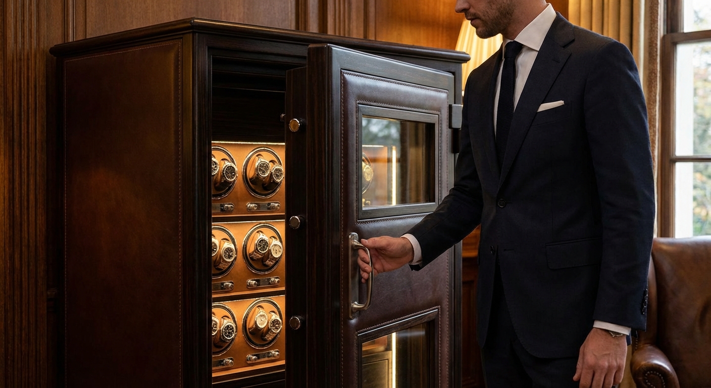 luxury watch collection safe