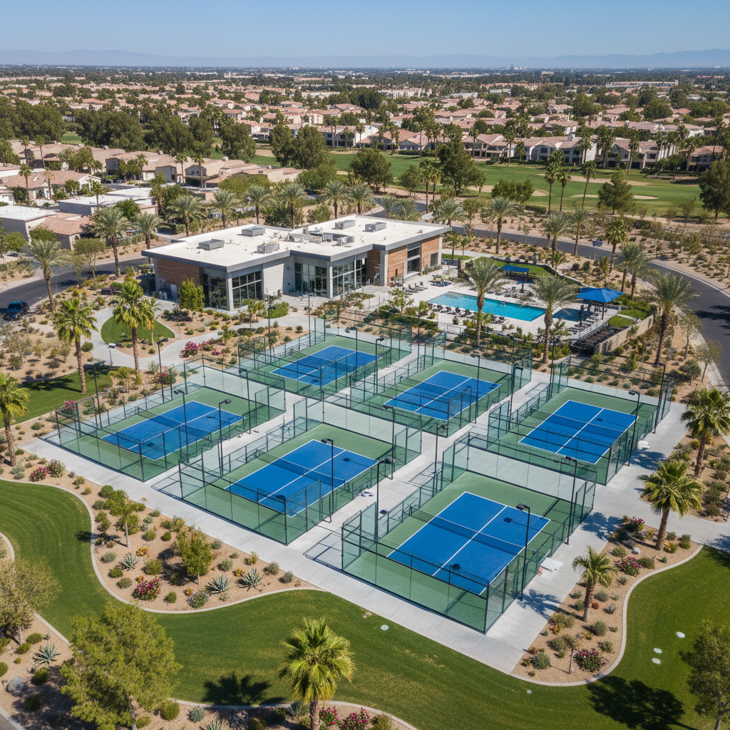 aerial view racket club