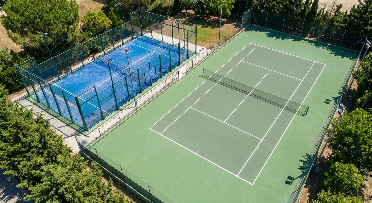 padel tennis court comparison
