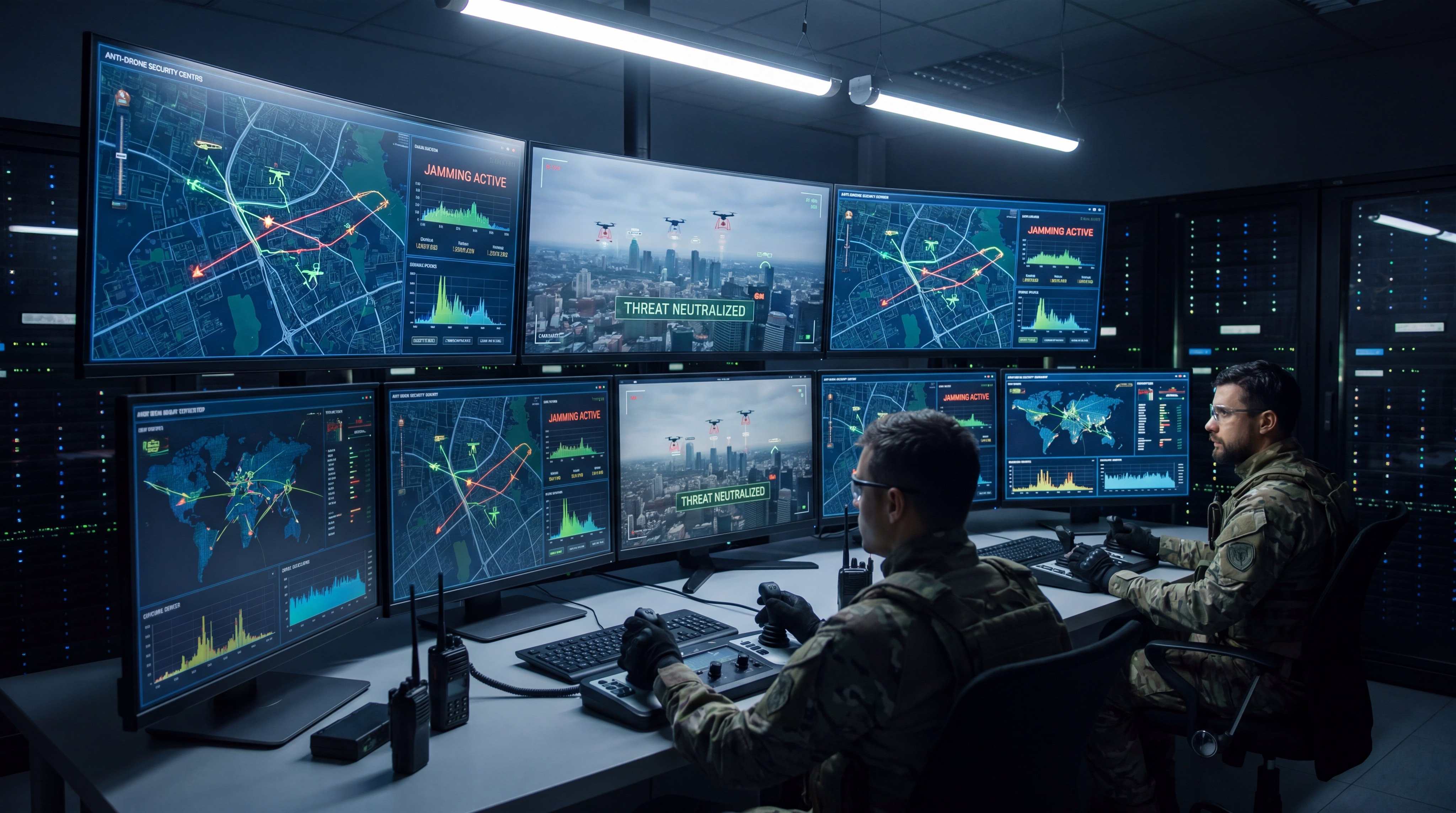 anti-drone security control center