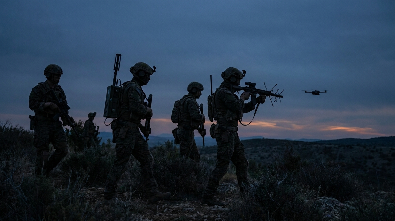 Military Counter Drone Operation