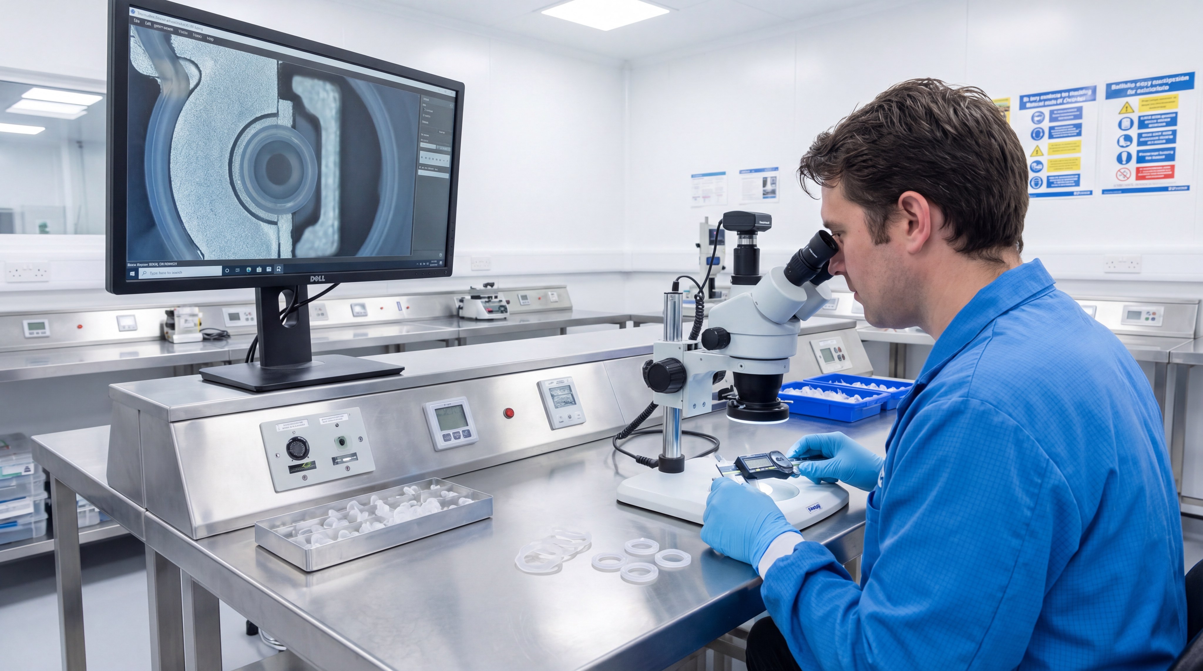 Quality control silicone inspection