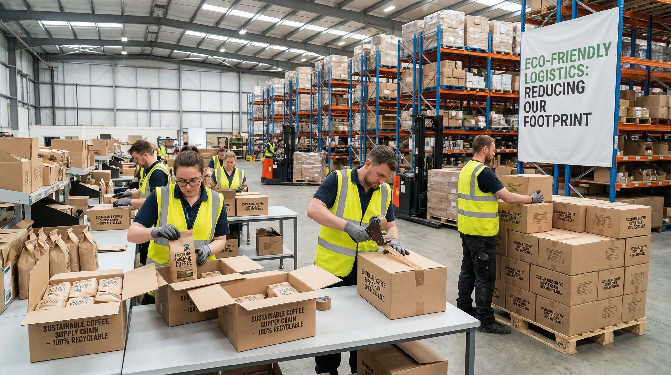 Scaling sustainable coffee branding through automated packaging machinery