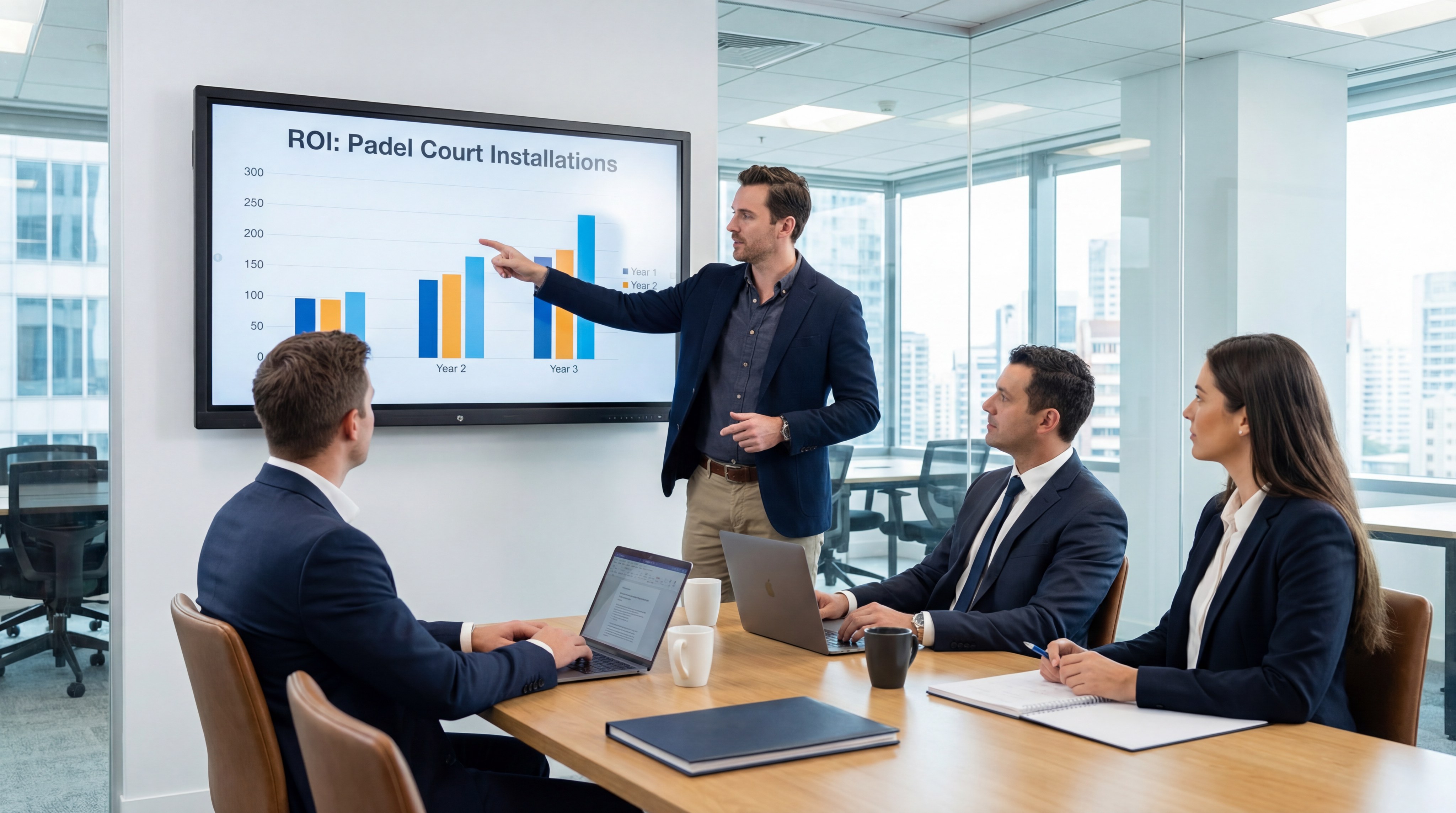 padel court roi business presentation