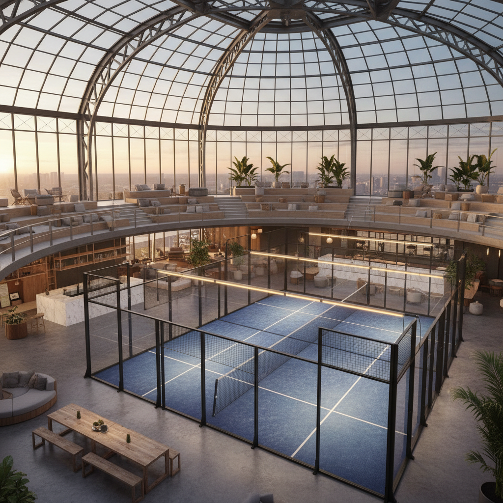 padel facility visualization