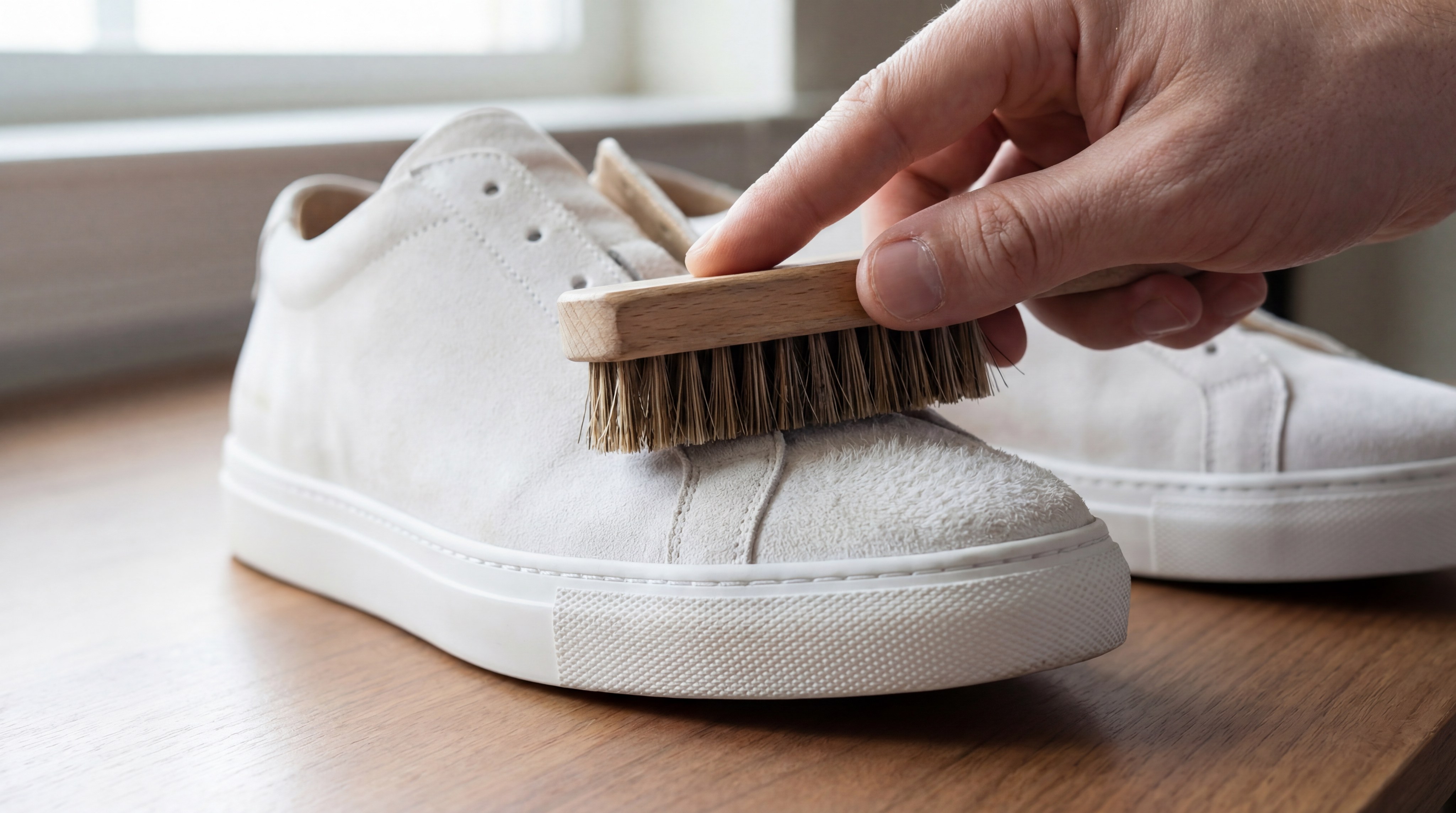 suede brush sneaker restoration