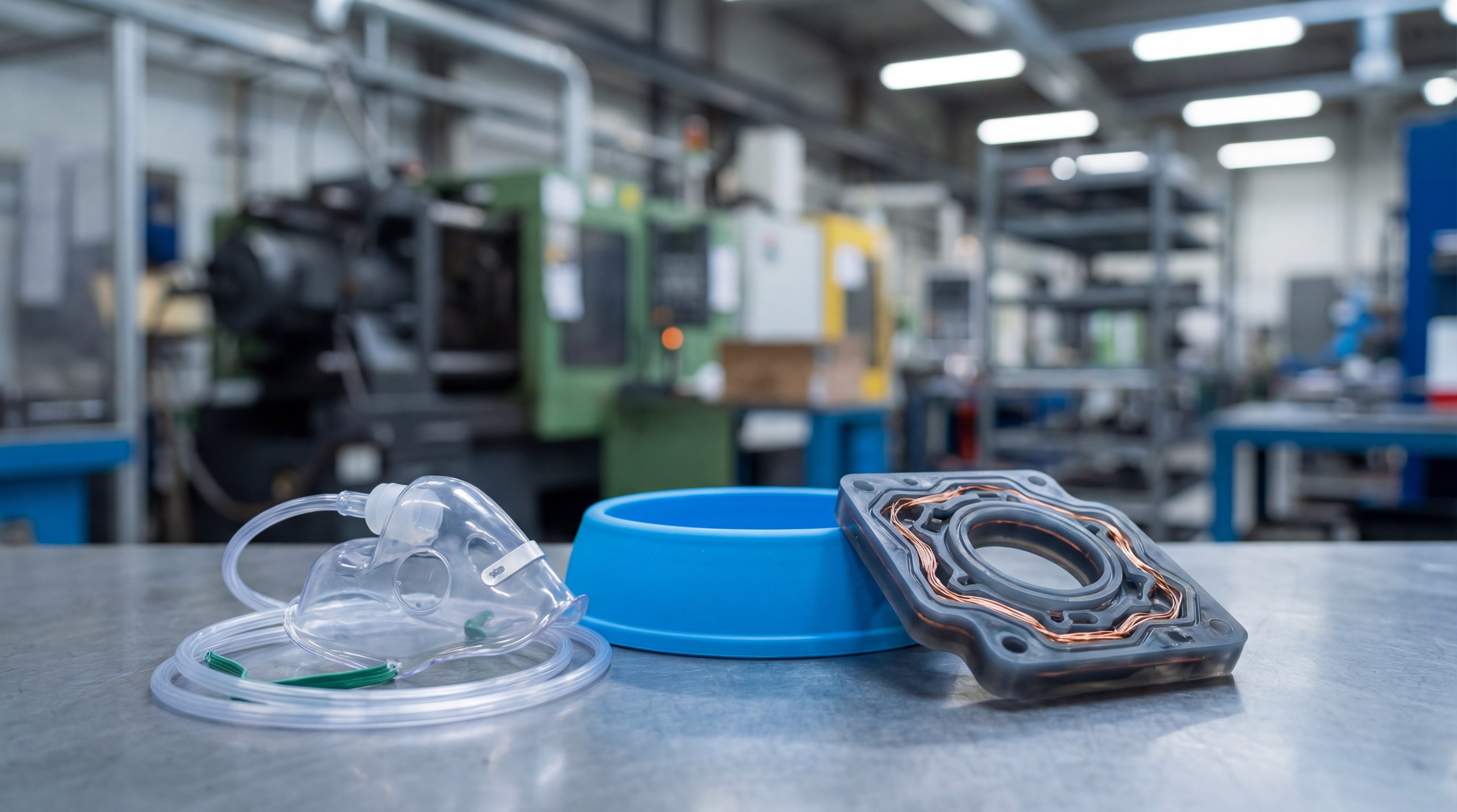 Industrial silicone products showcase