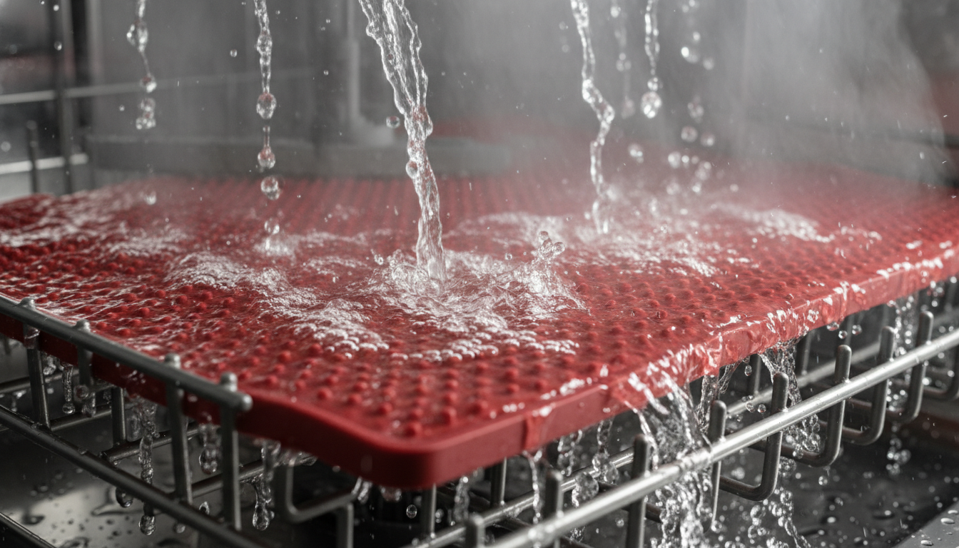 dishwasher macro water cascade