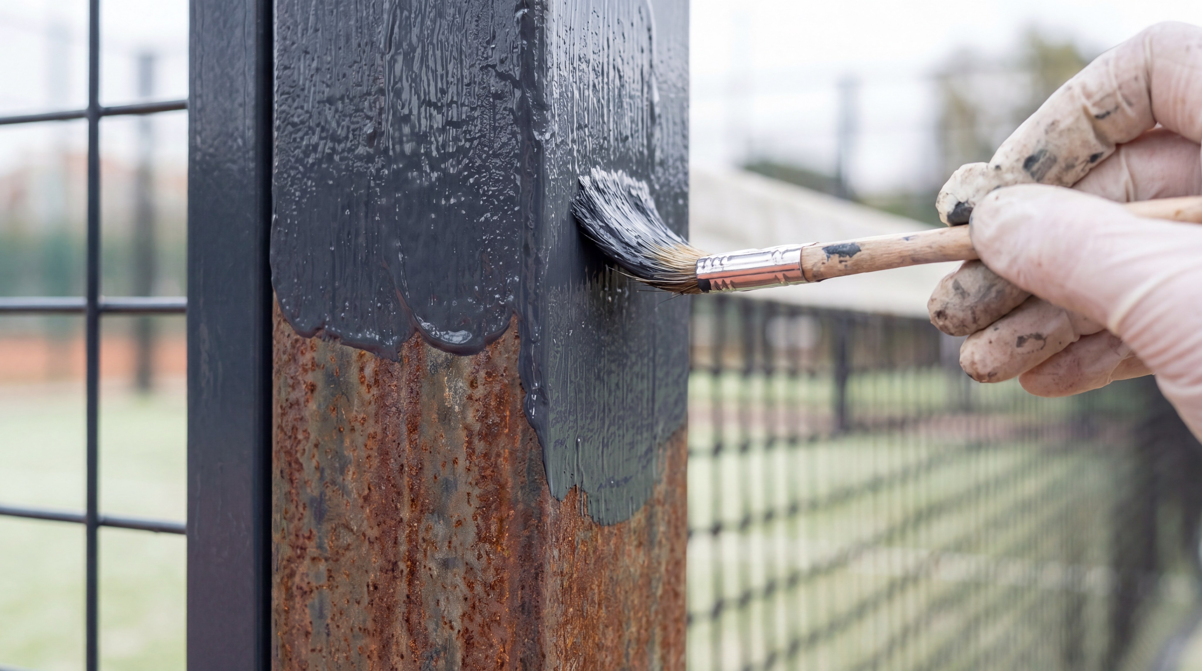 padel court anti corrosion coating