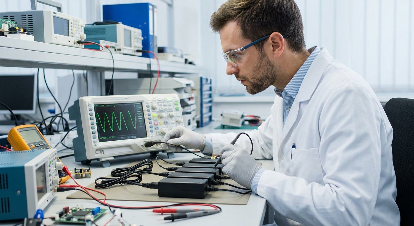 Engineer Quality Control Oscilloscope