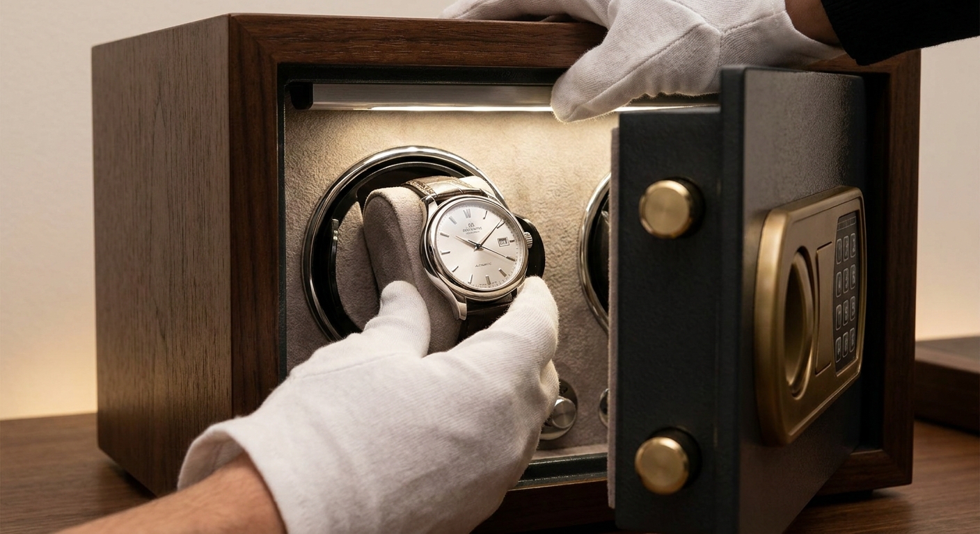 watch winder safe placement