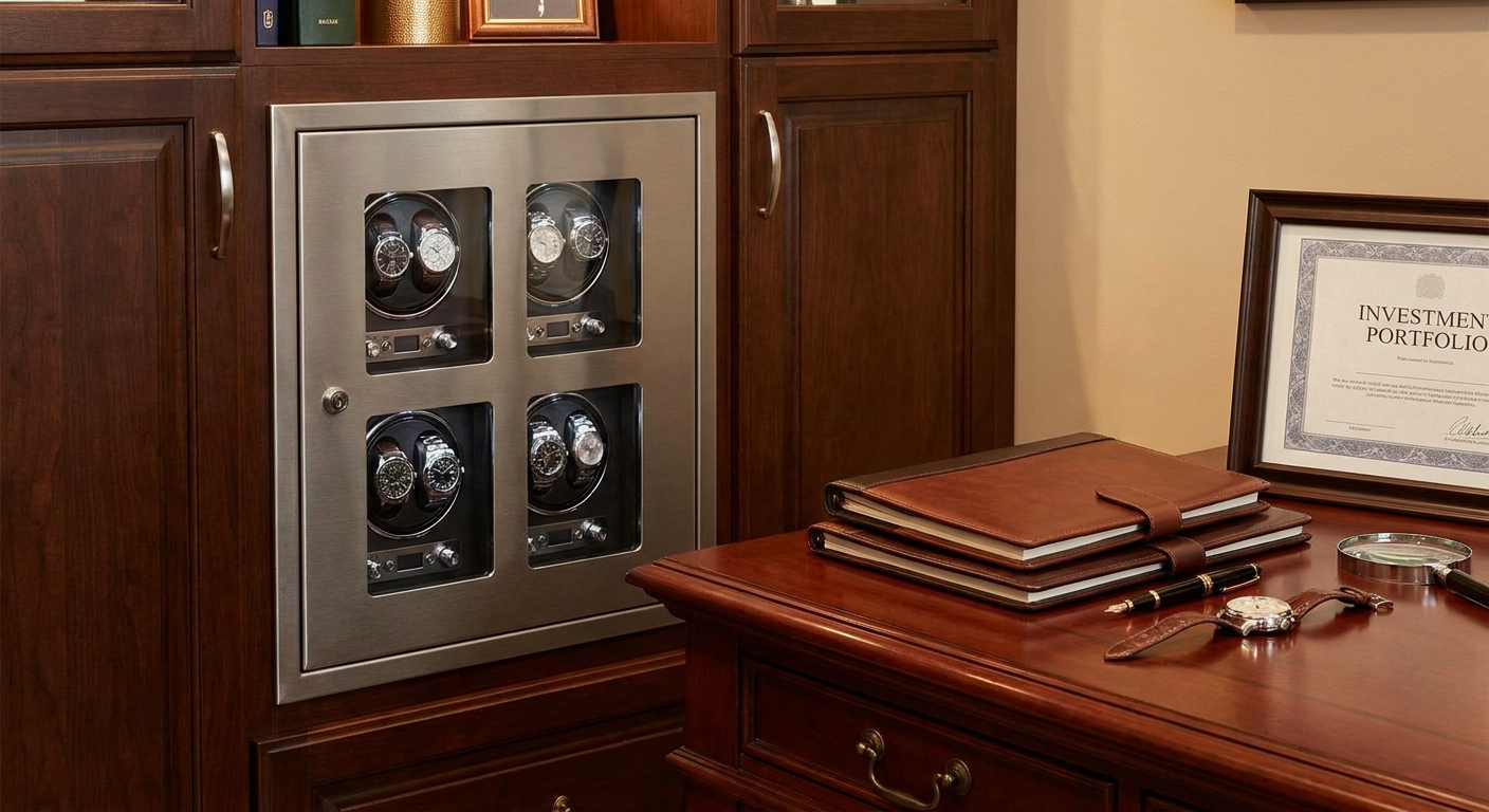 Luxury home office watch investment