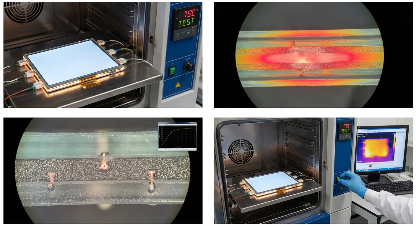 High-Tech Display Assembly Thermal Resistance Testing…
