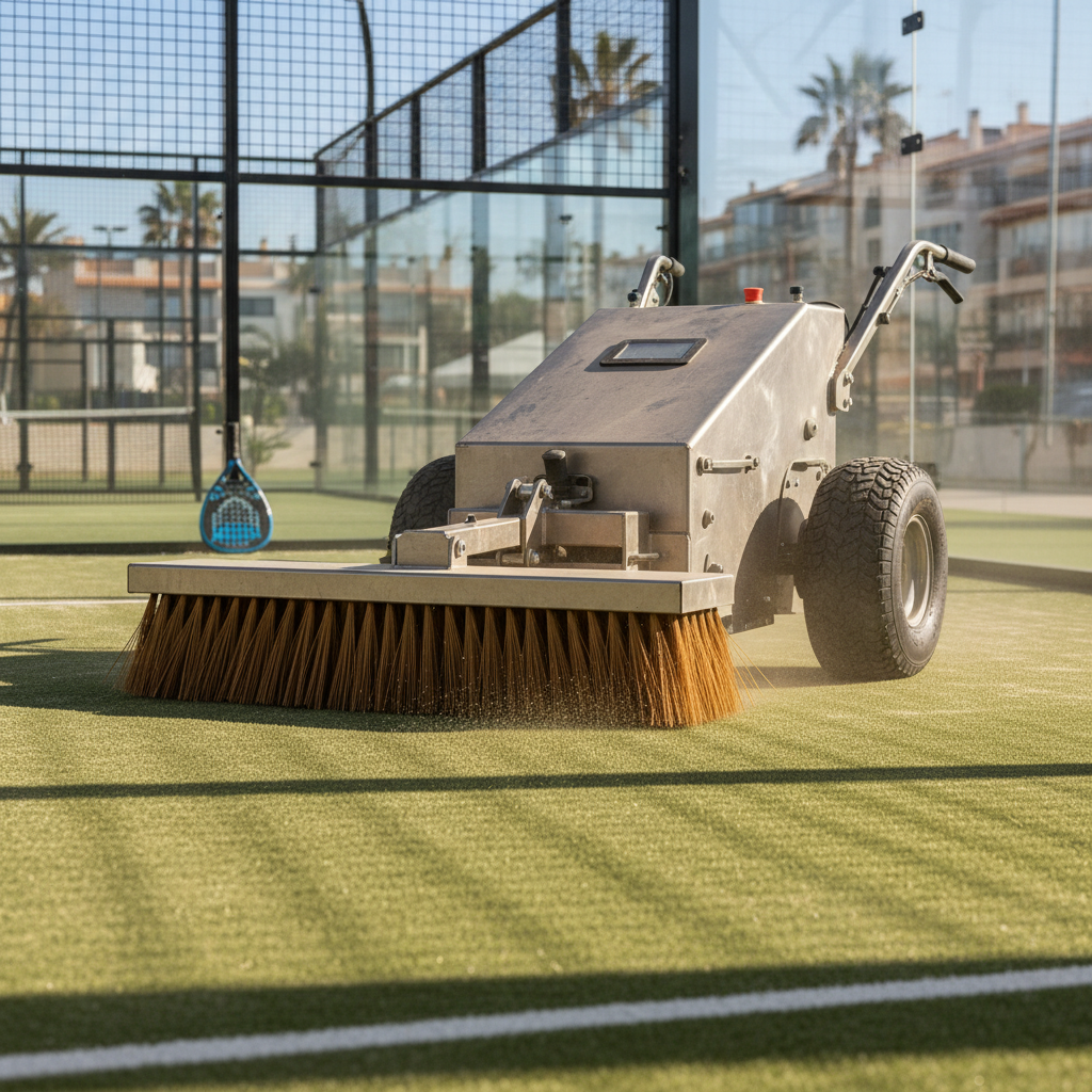 padel court maintenance machine
