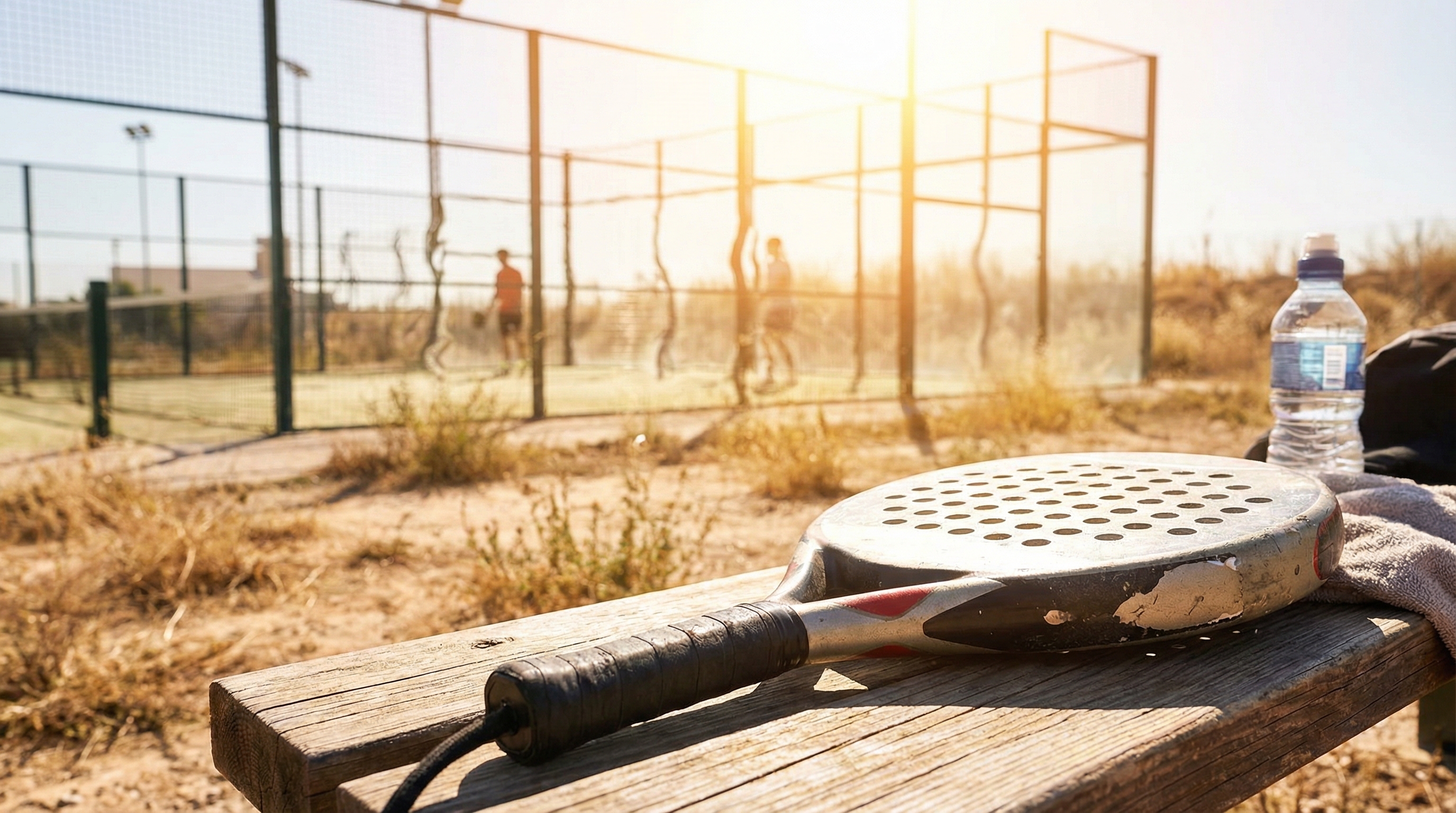 padel racket summer heat