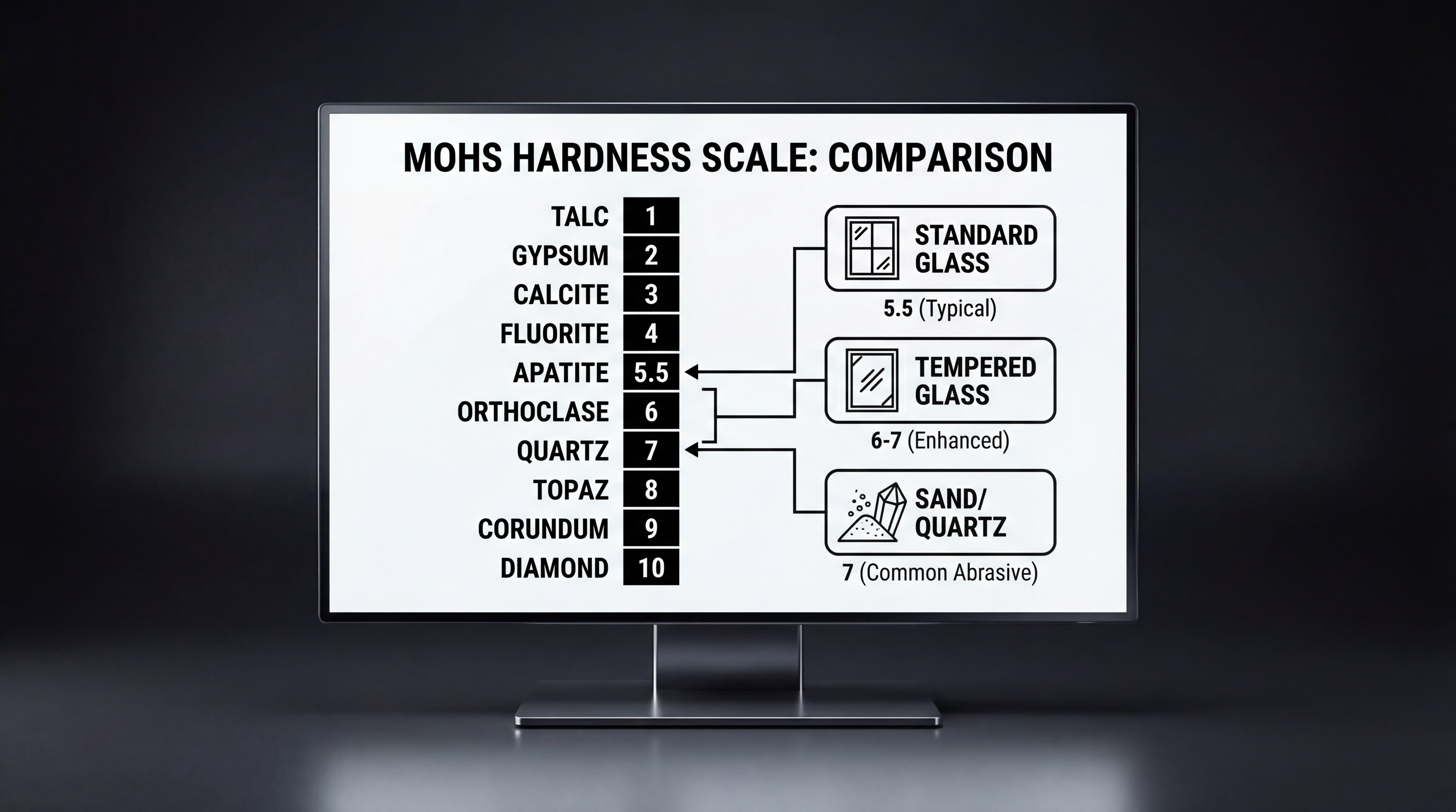 Hardness Comparison Chart