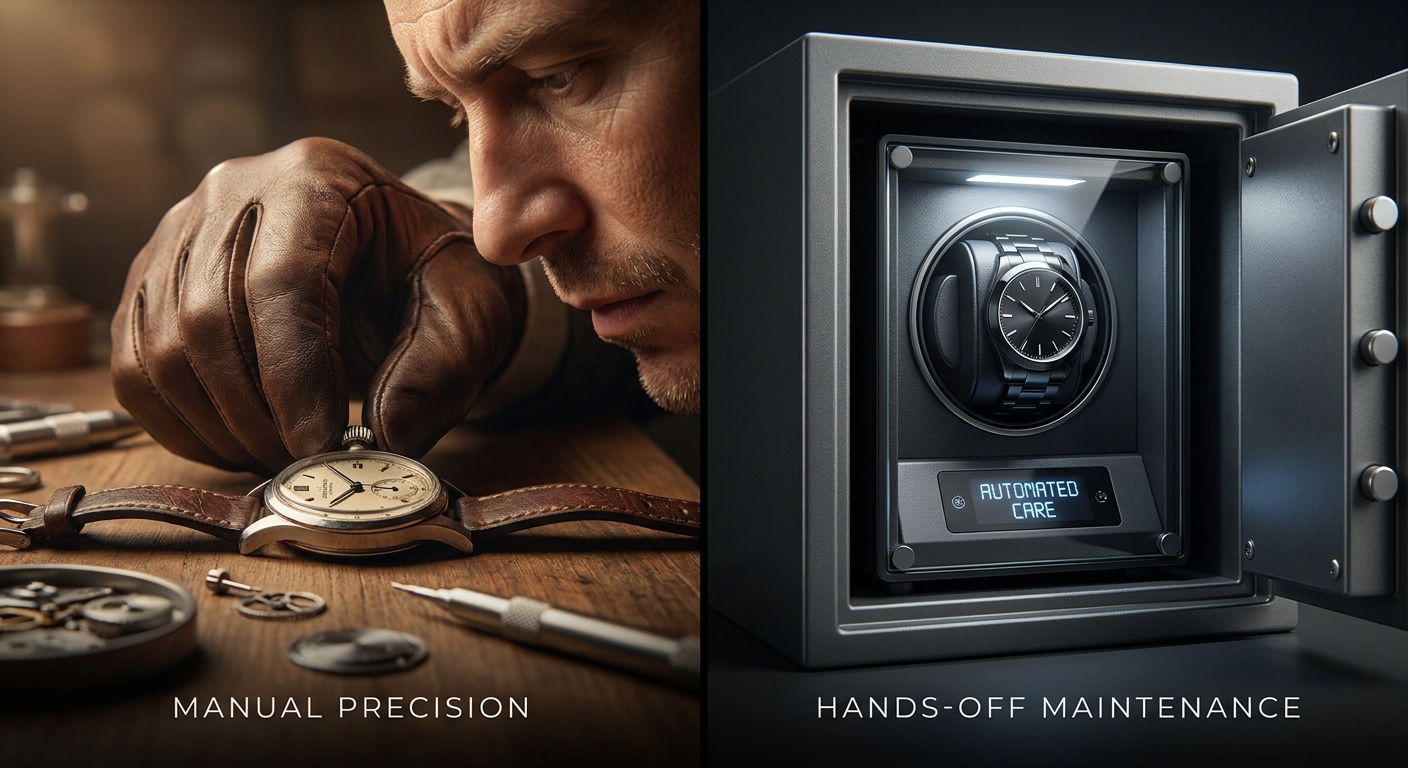 Watch winding comparison