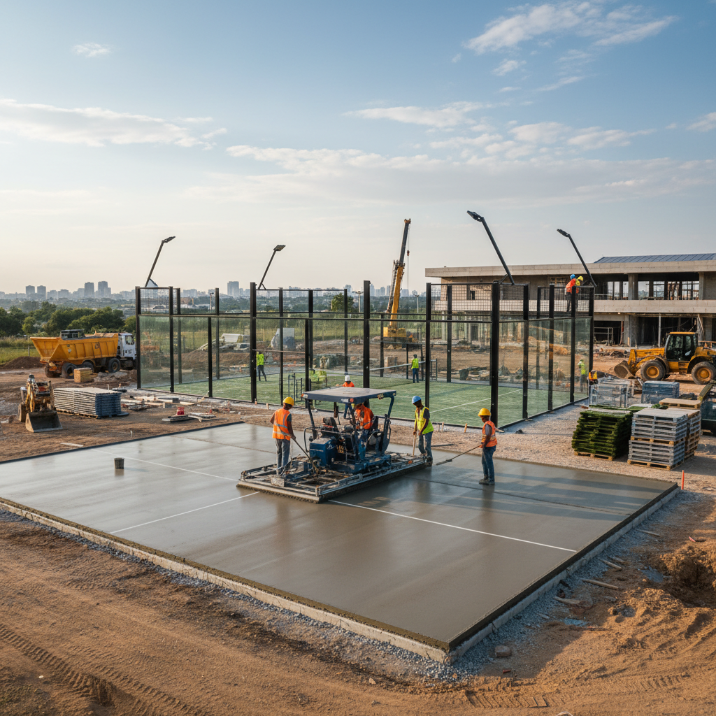padel court construction