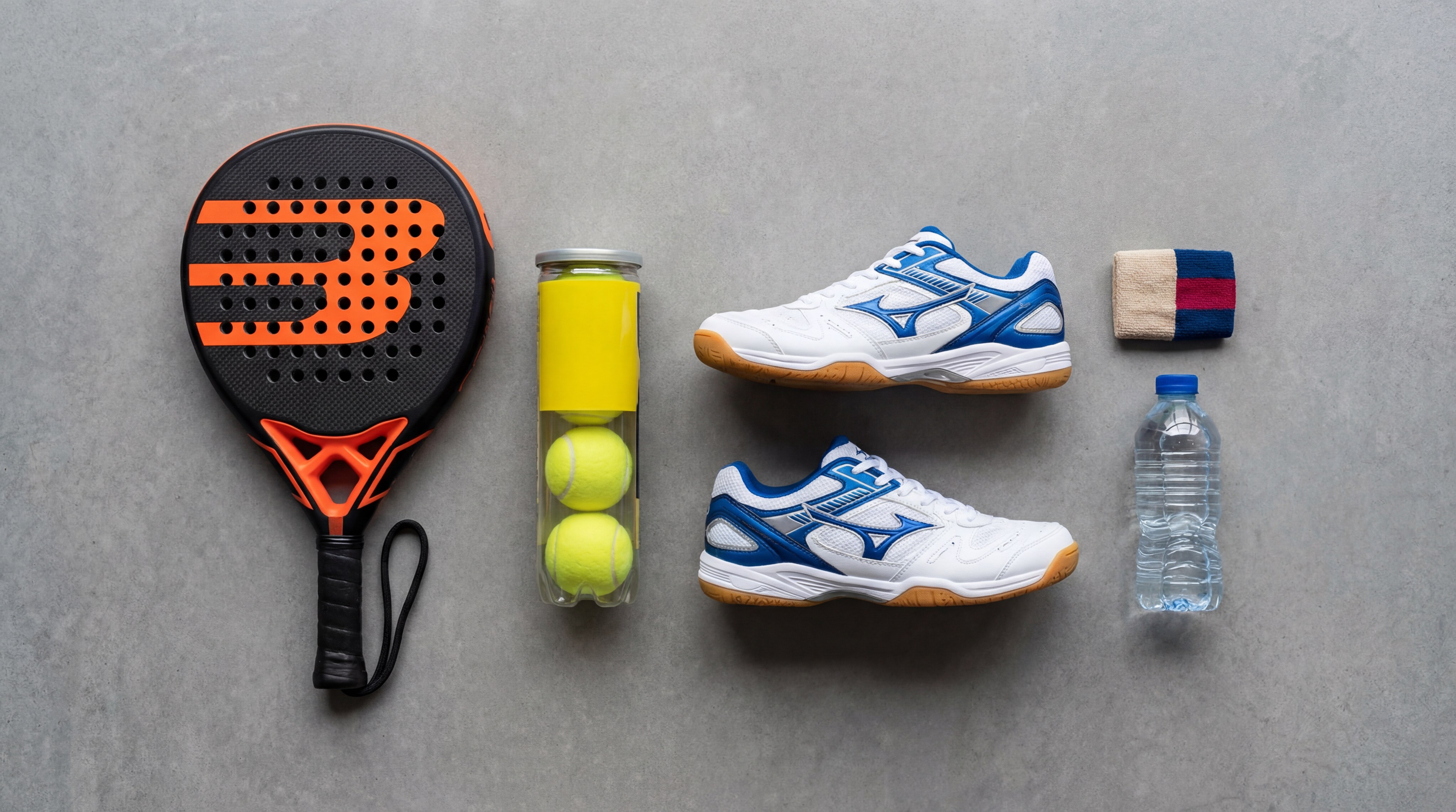 padel kit knolling layout