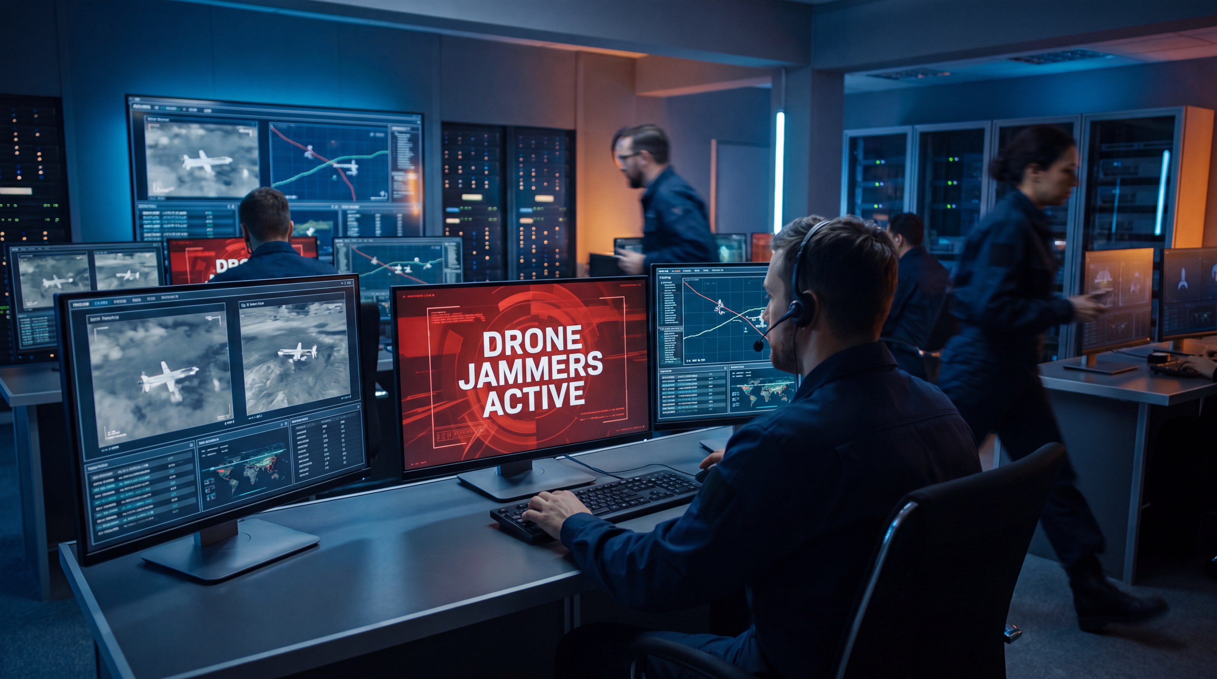 drone control room monitoring