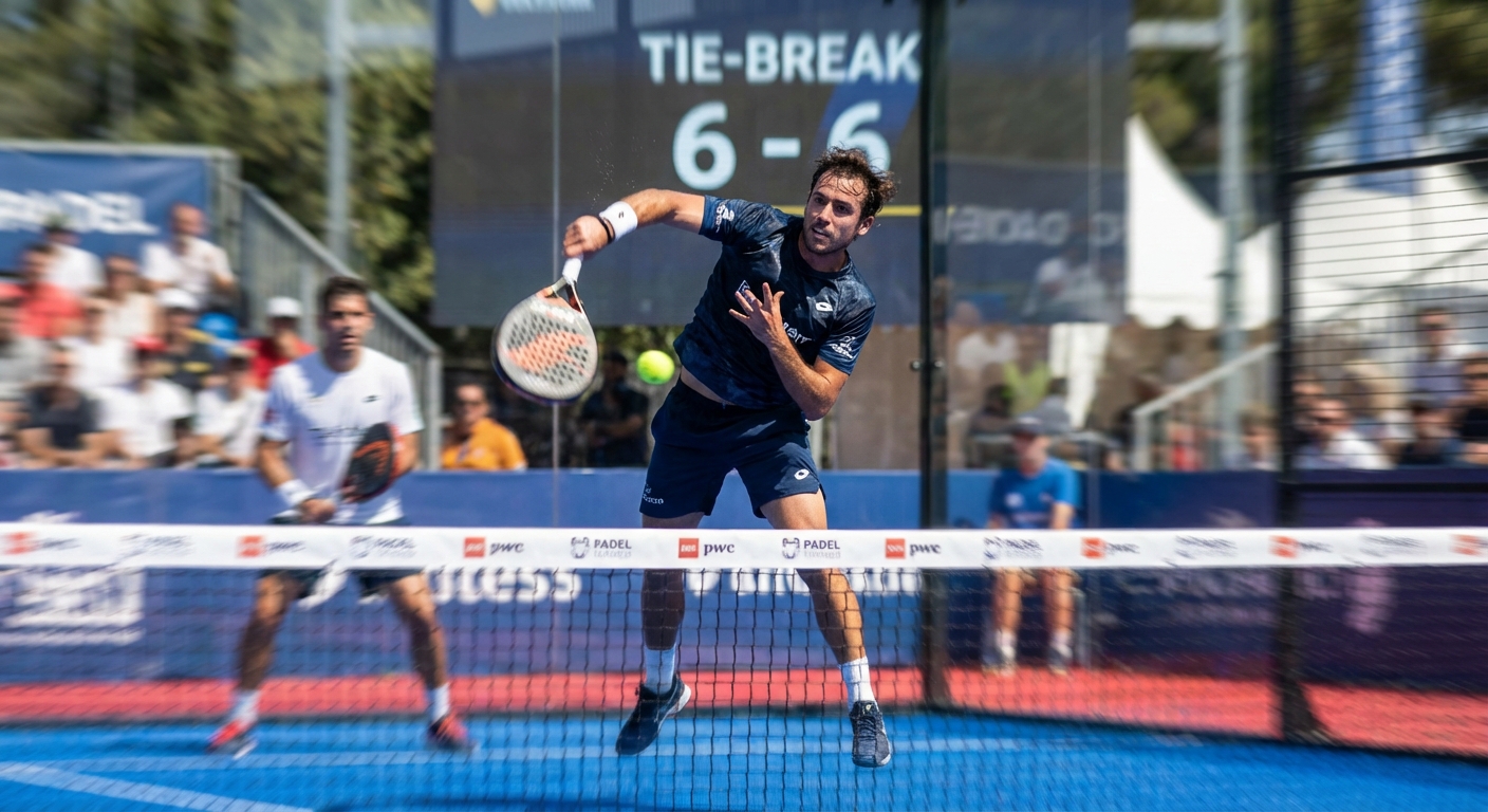 padel bandeja smash action