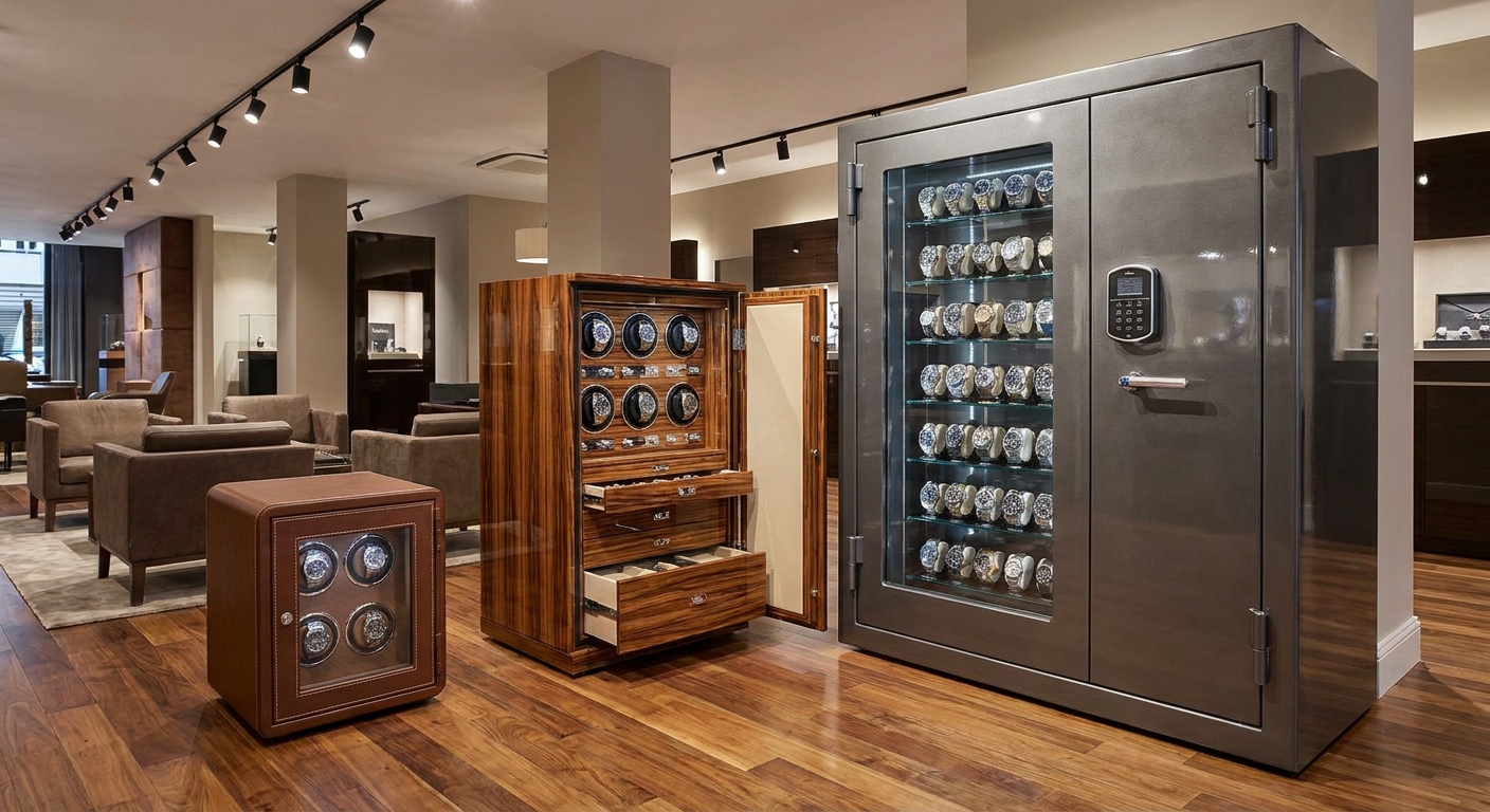 Luxury Watch Winder Safes Product Line-Up