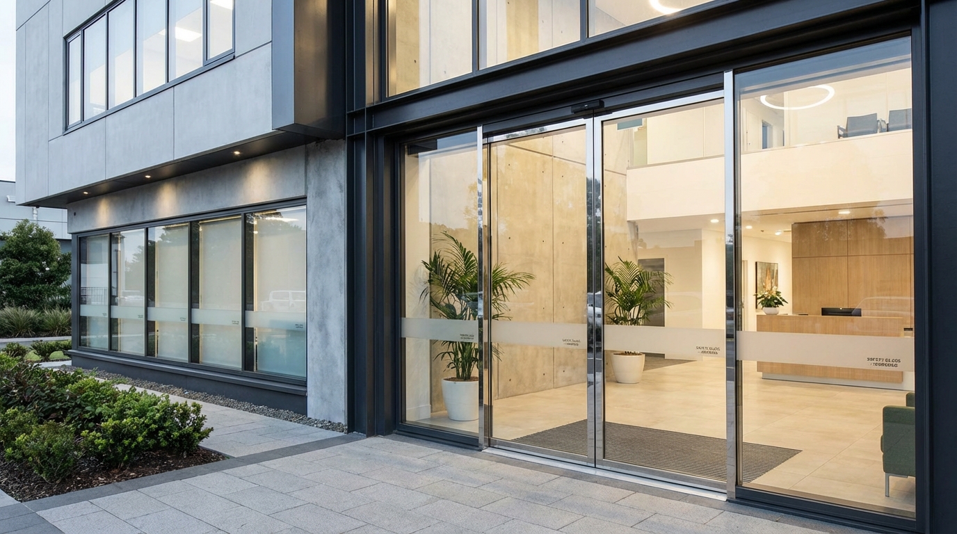 Commercial Building Entrance