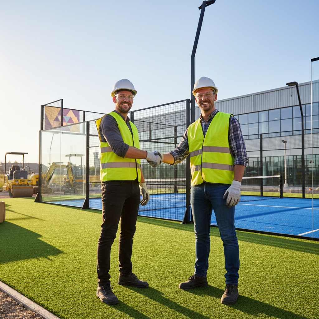padel court construction partnership