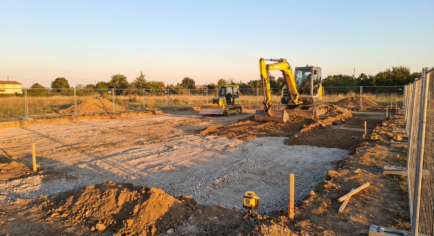 padel court construction visualization